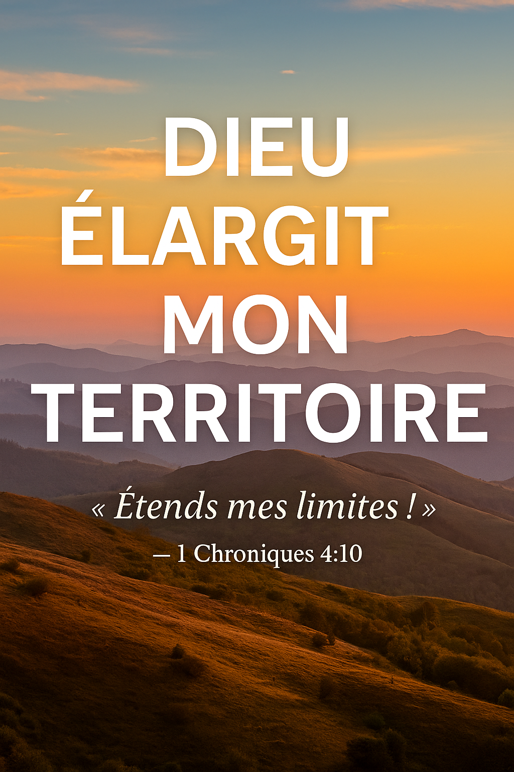 Lire la suite à propos de l’article Dieu Élargit Mon Territoire