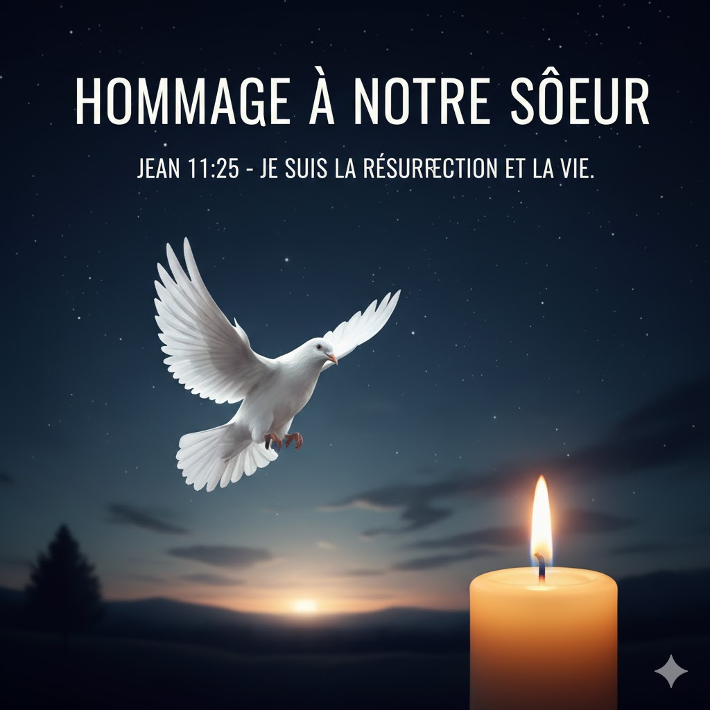 Lire la suite à propos de l’article Hommage à notre sœur